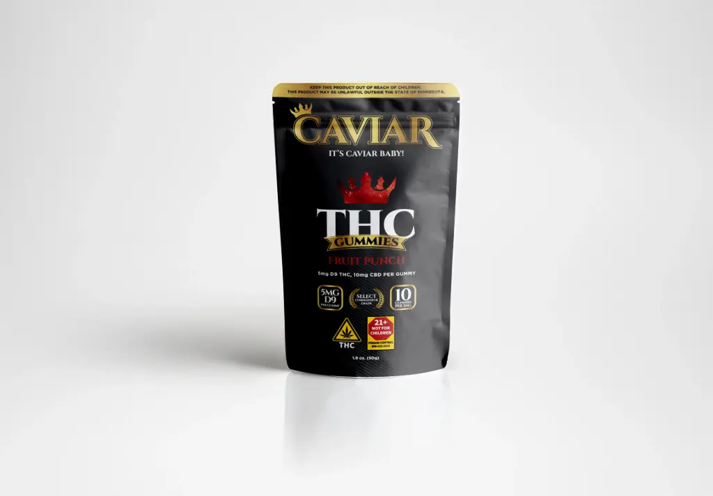 Caviar Low Dose Edibles Fruit Punch 10pk