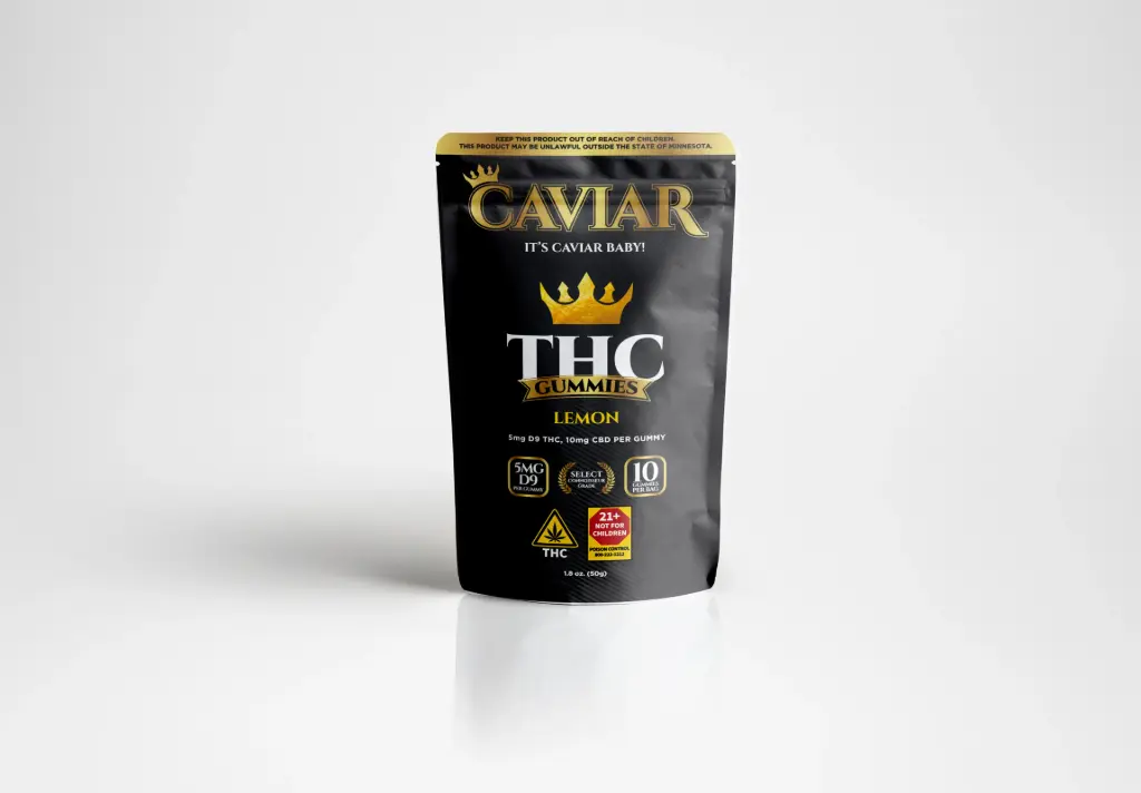 Caviar Low Dose Edibles Lemon 10pk