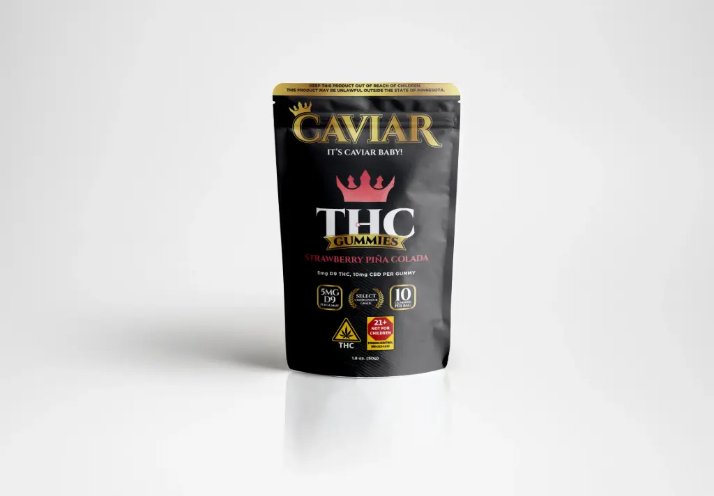 Caviar Low Dose Edibles Strawberry Pina Colada 10pk