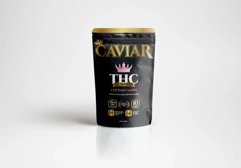 Caviar 30mg Edibles Cotton Candy 10pk