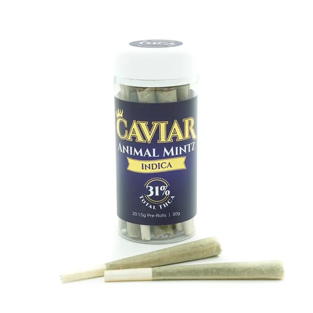 Caviar Pre Rolls 1.5gram 20pk Animal Mintz
