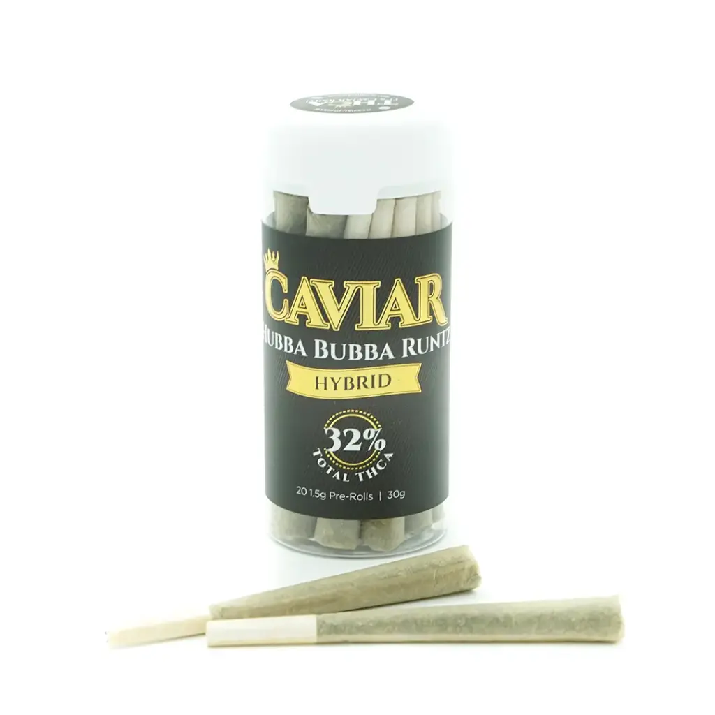Caviar Pre Rolls 1.5gram 20pk Hubba Bubba Runtz 