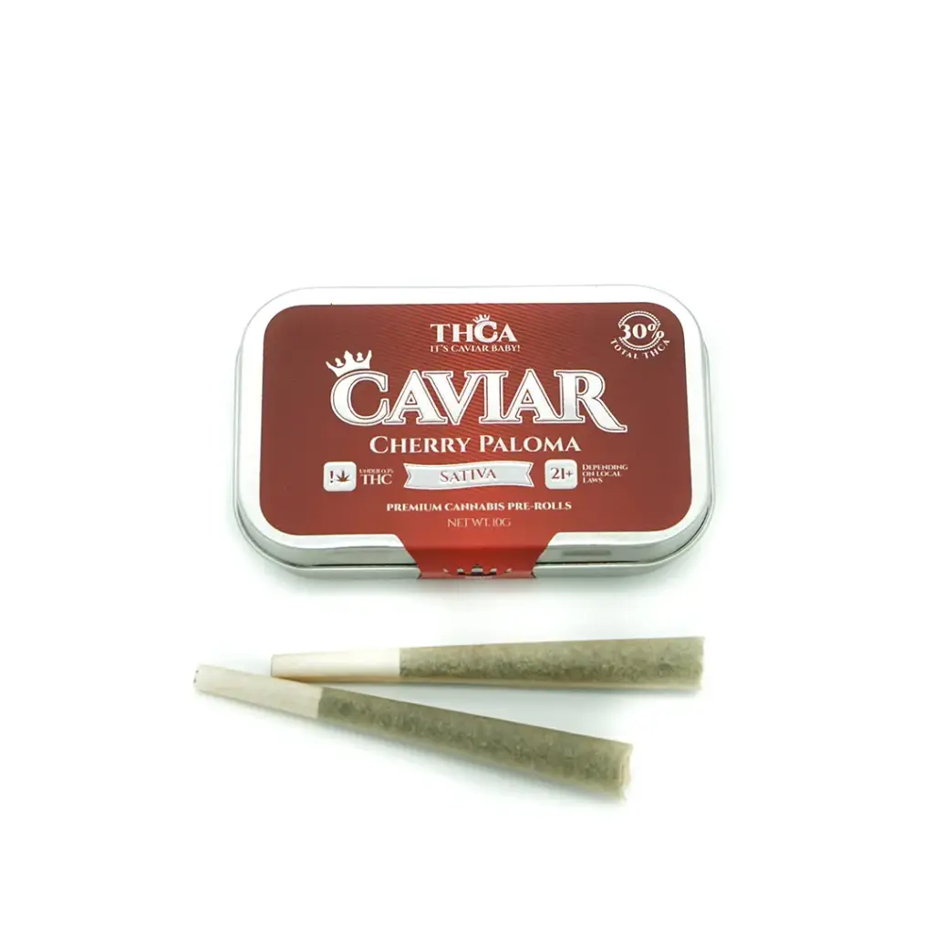 Caviar Pre Rolls Tin 1gram 10pk Cherry Paloma