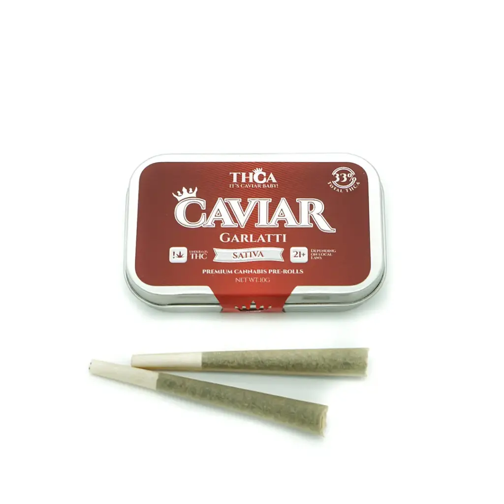 Caviar Pre Rolls Tin 1gram 10pk Garlatti