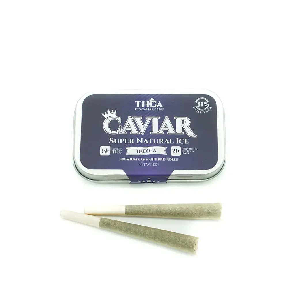 Caviar Pre Rolls Tin 1gram 10pk Super Natural