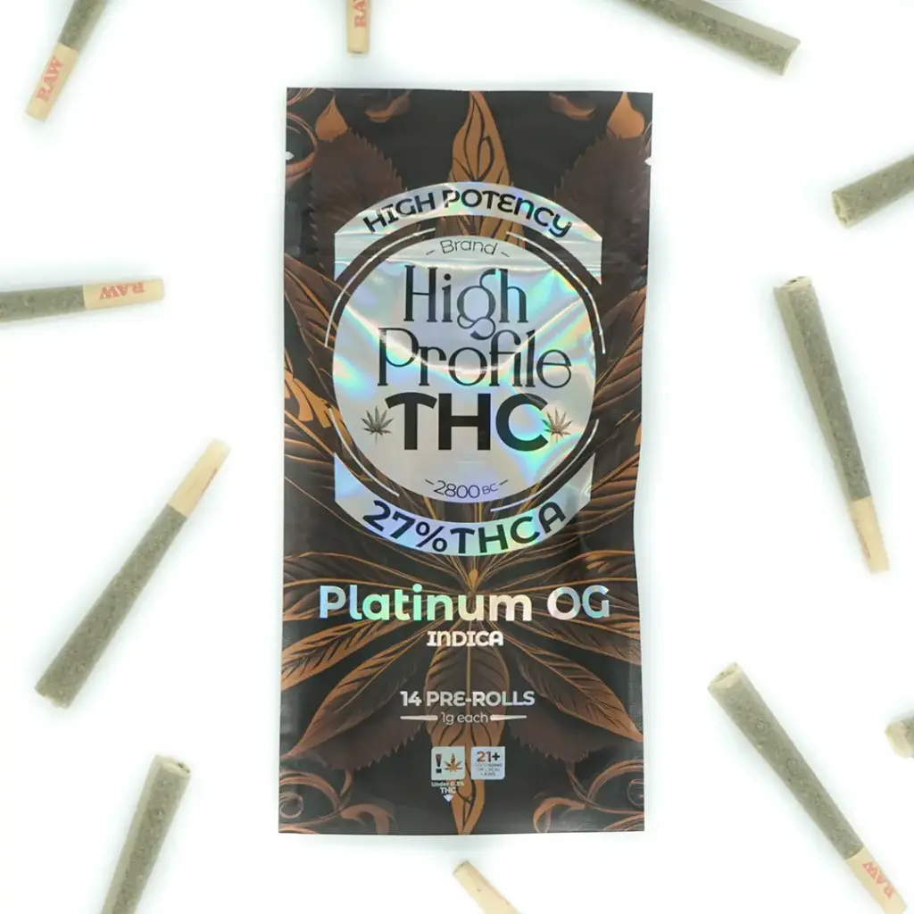 HPH 14pk Pre Rolls Platinum OG
